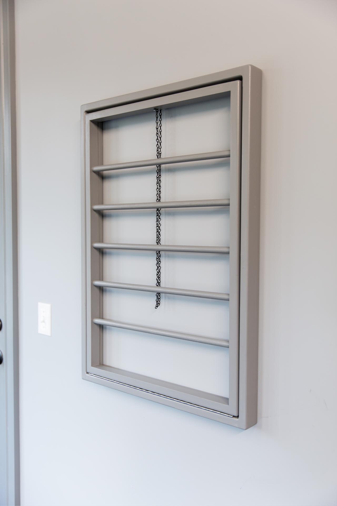 How to Build a WallMounted Laundry Rack DIY